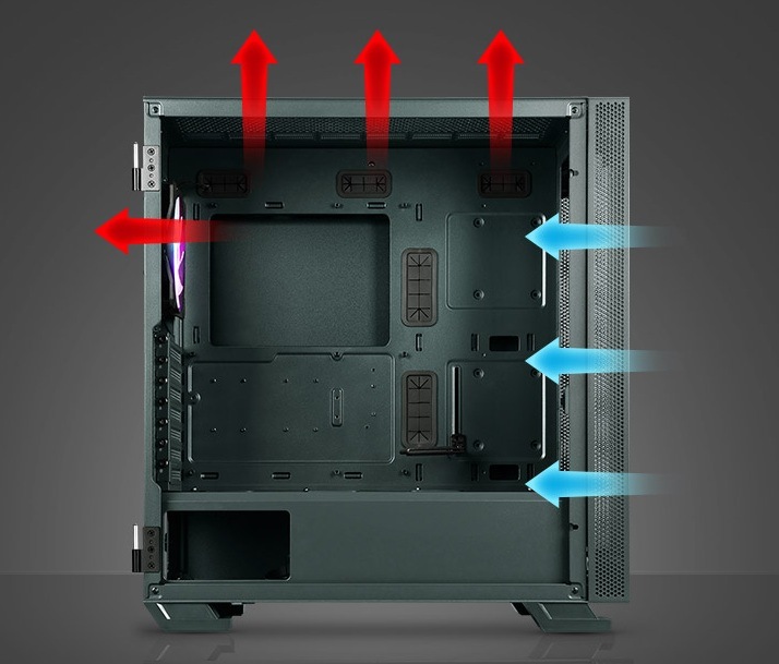 Case MSI MAG VAMPIRIC 300R černá