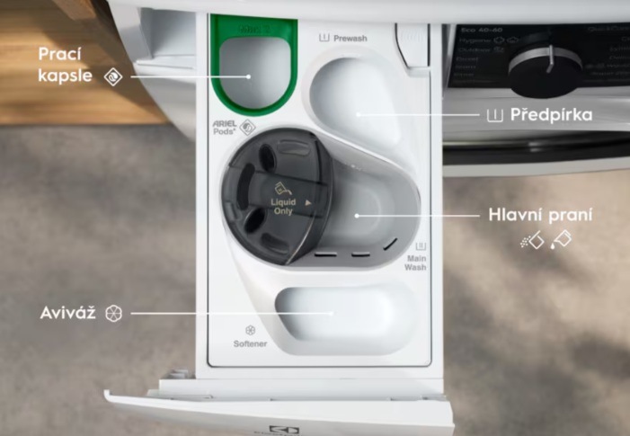 Pračka Electrolux UniversalDose SteamCare® 700 EW7F4485CQ bílá Electrolux EW7F4485CQ UniversalDose
