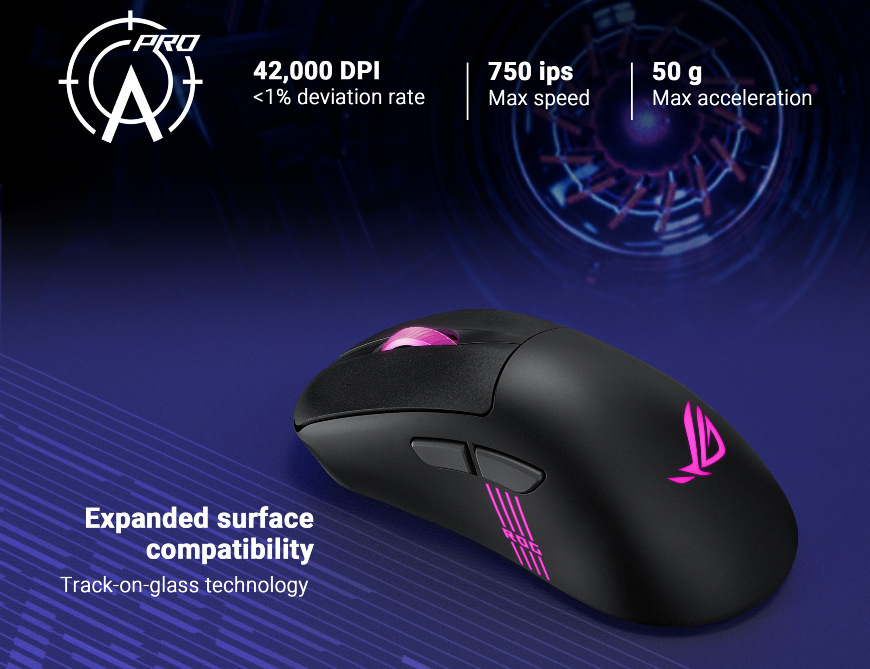 Myš Asus ROG Keris II Origin černá Asus ROG Keris II Origin, černá
