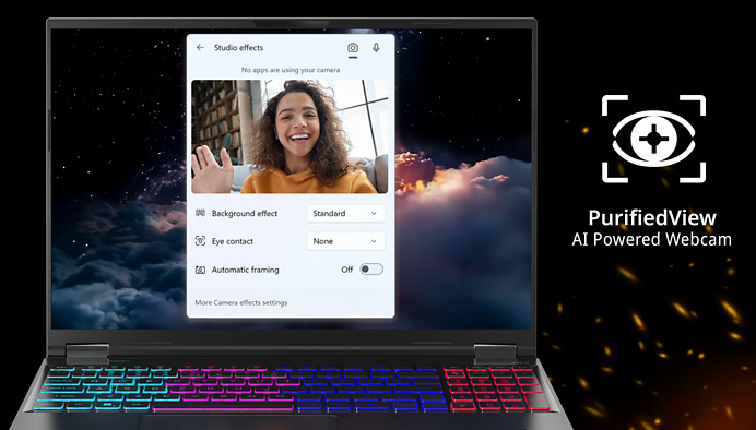 U Acer Nitro 16S AI oceníte i pokročilé nástroje Acer Purified