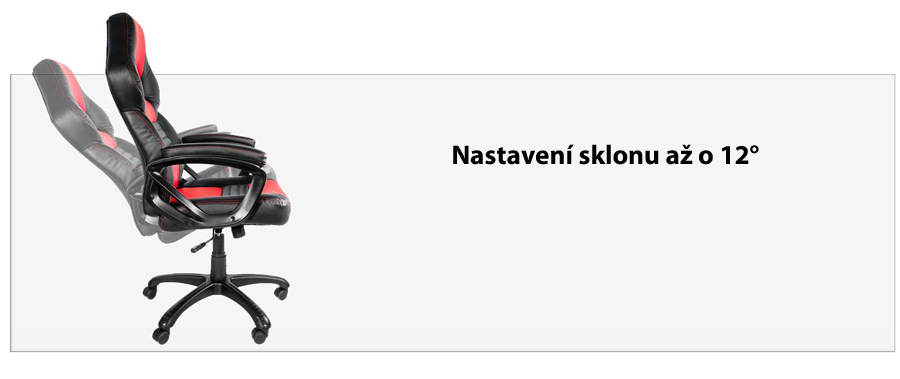 Herní židle Arozzi MONZA černá/červená