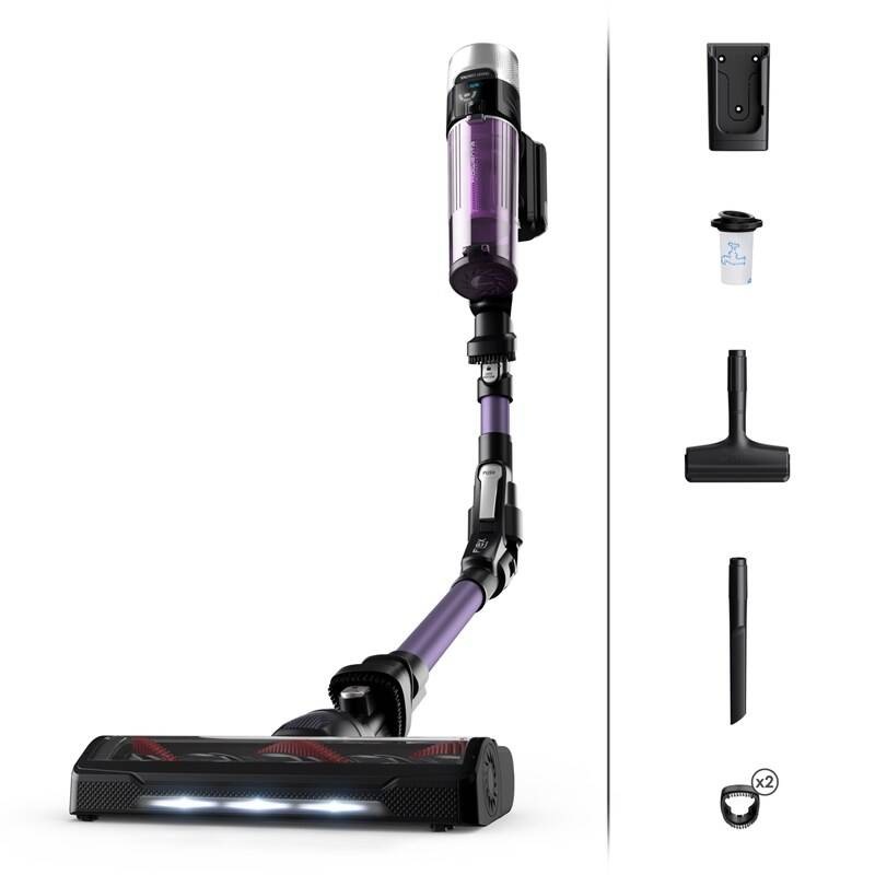 Tyčový vysavač Rowenta RH2039WO X-Force Flex 9.60 Allergy 3 v 1, 100 AW fialový