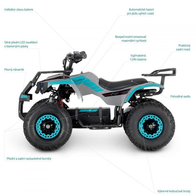 Čtyřkolka LAMAX eTiger ATV50S