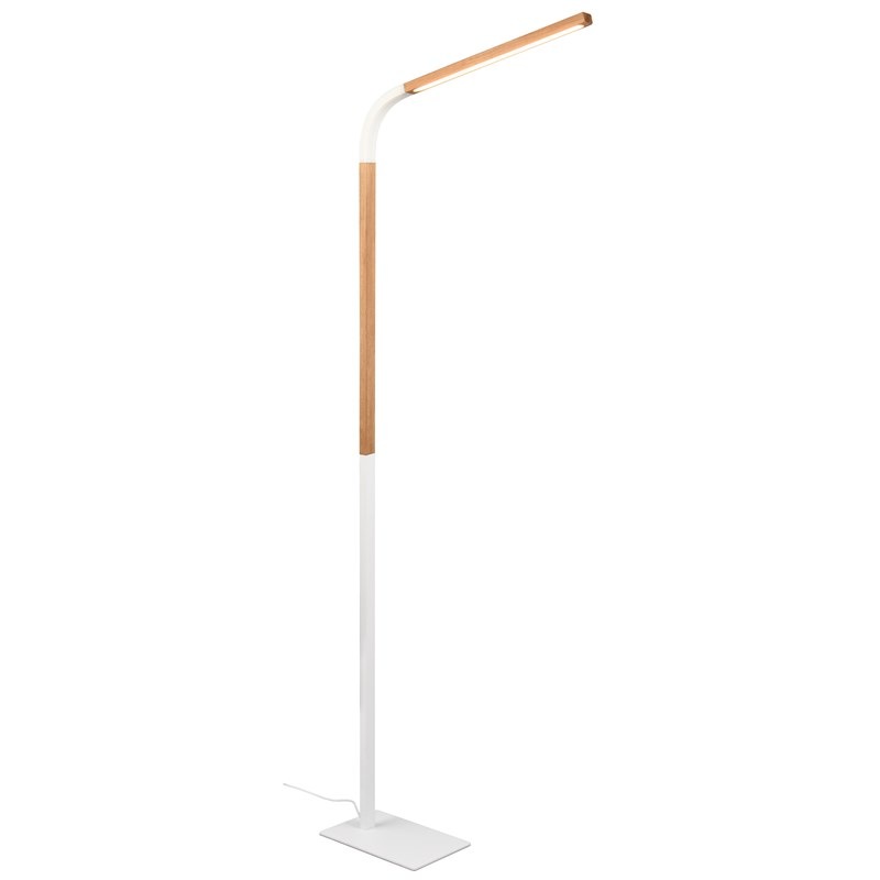 Stojací lampa TRIO Norris bílá