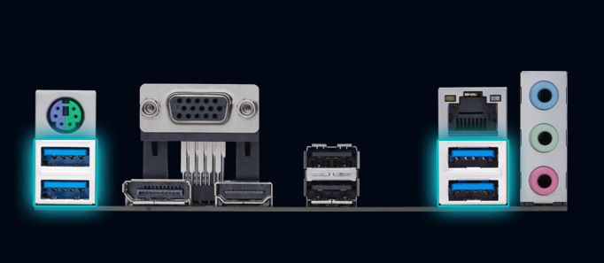 Základní deska Asus PRIME A520M-A II/CSM Na desce Asus PRIME A520M-A II/CSM najdete i USB 3.2 Gen 2 Type-A