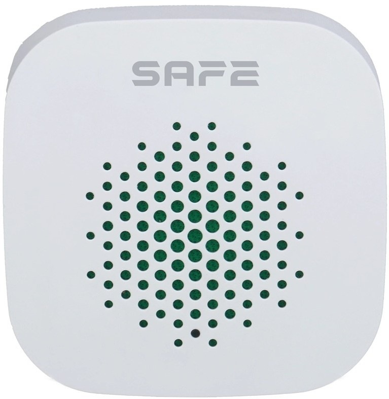 Siréna Safe Indoor Siren s dosahem až 1 000 metrů v otevřeném prostoru