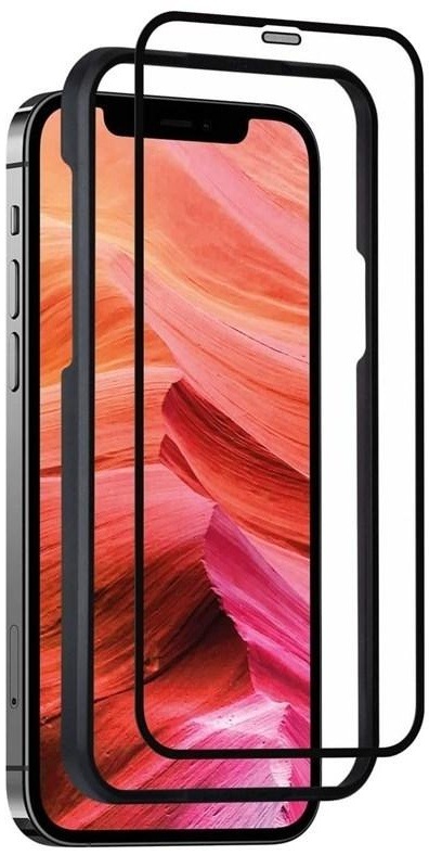 Tvrzené sklo FIXED 3D Full-Cover s aplikátorem na Apple iPhone 12 Pro Max černé