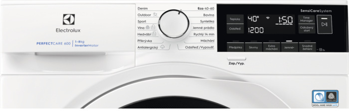Pračka Electrolux PerfectCare 600 EW6F348WC bílá Electrolux PerfectCare 600 EW6F348WC, bílá