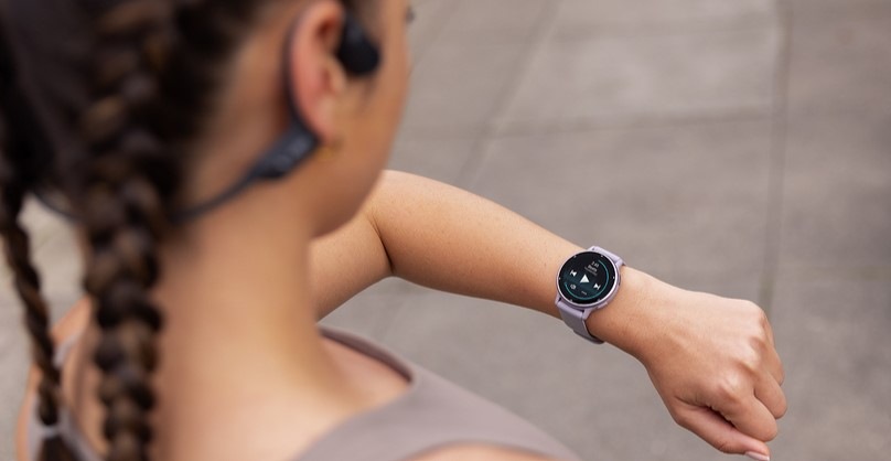 Chytré hodinky Garmin vívoactive 5 - Slate / Black Silicone Band