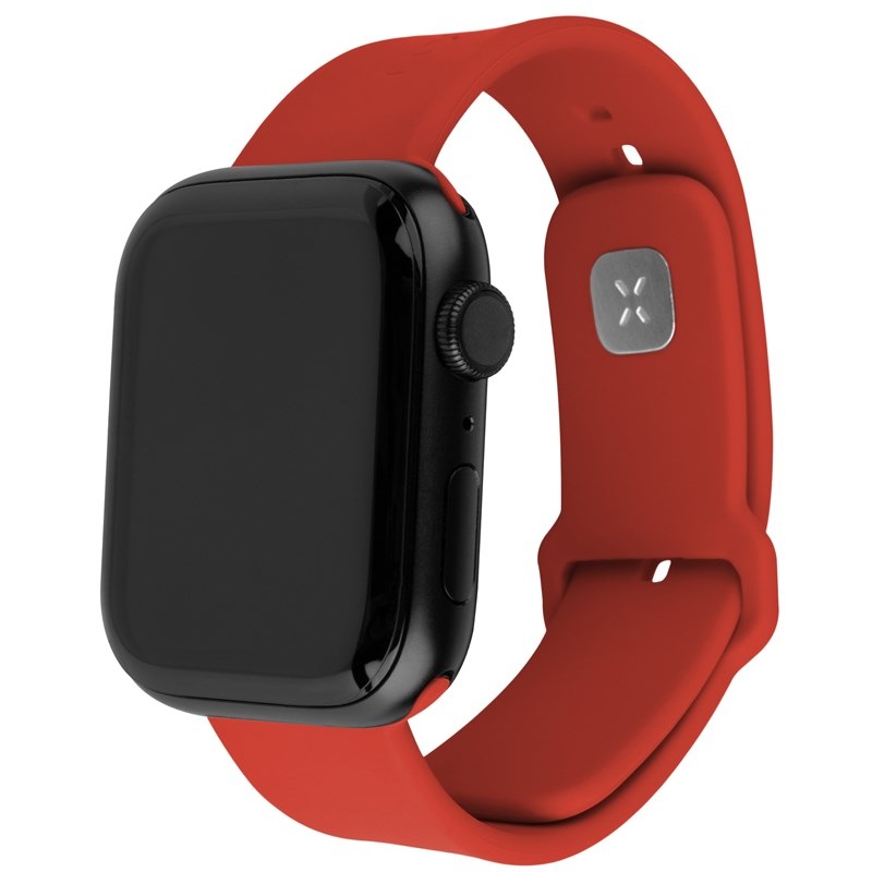 Řemínek FIXED Silicone Sporty Strap na Apple Watch Ultra 49mm červený