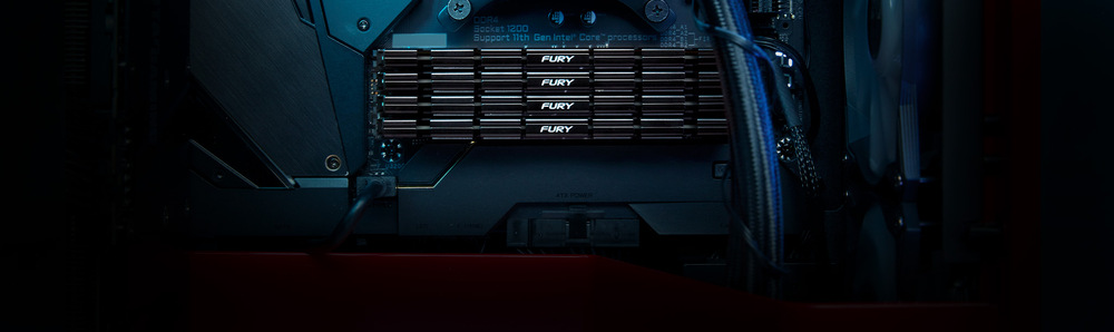 DIMM Kingston FURY Renegade Black DDR4 32 GB (2× 16 GB) (KF436C16RB122-32)