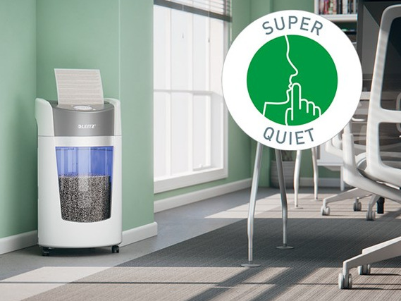 Skartovač Leitz IQ OptiMax 550 P5 bílý Skartovač Leitz IQ OptiMax 550 P5 bílý