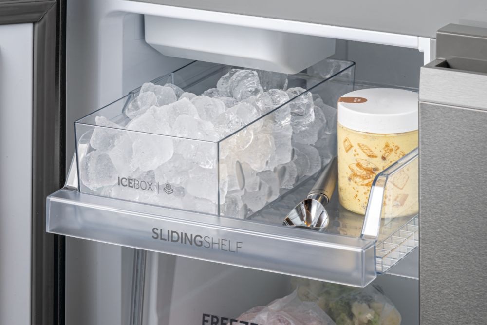 Americká lednice Haier HTF-520IP7 stříbrná Americká lednice Haier HTF-520IP7 stříbrná