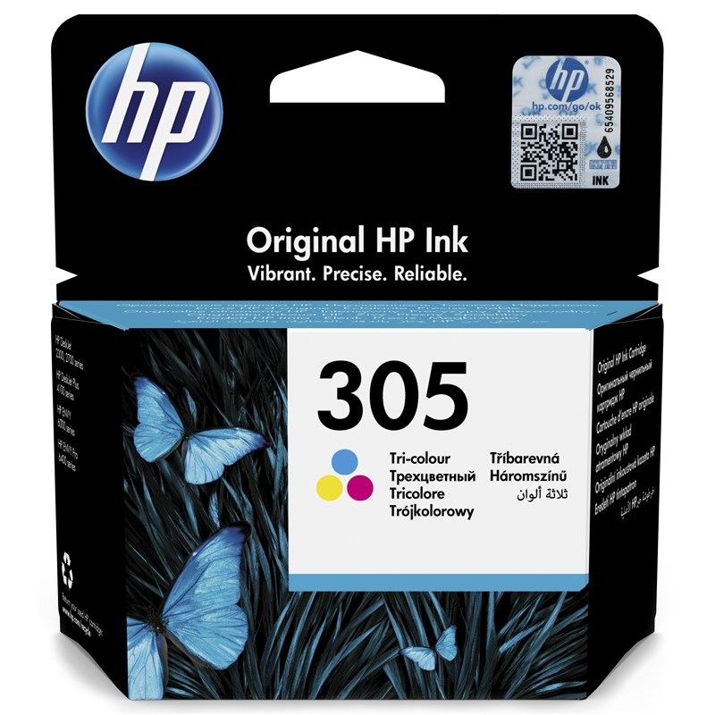 Inkoustová náplň HP 305, 100 stran vícebarevná
