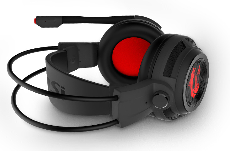 Headset MSI DS502 Gaming černý