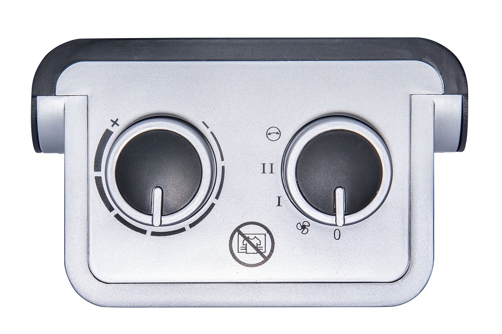 Teplovzdušný ventilátor Rohnson R-8063 černý/stříbrný Teplovzdušný ventilátor Rohnson R-8063 černý/stříbrný