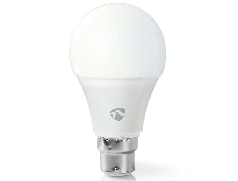 Chytrá žárovka Nedis SmartLife klasik, Wi-Fi, B22, 800 lm, 9 W, Teplá Bílá