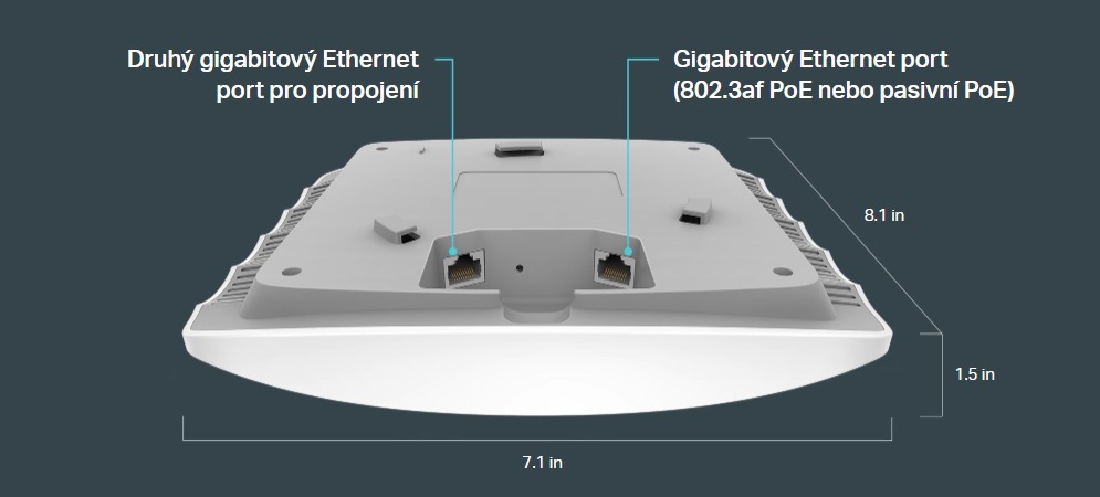 Přístupový bod (AP) TP-Link Festa F54, Wi-Fi 5 AC1750 AP bílý