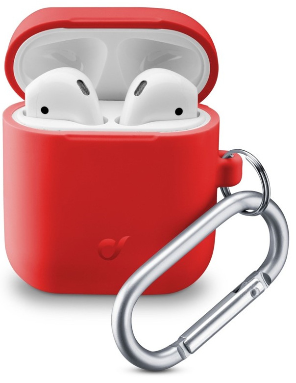 CellularLine Bounce pro Apple AirPods (2018/2019), červená