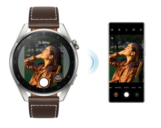 Chytré hodinky Huawei Watch 3 Pro - Brown Leather