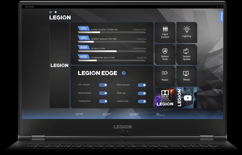 Notebook Lenovo Legion 5 15IAH7H šedý Lenovo Legion 5 15IAH7H (82RB005MCK)