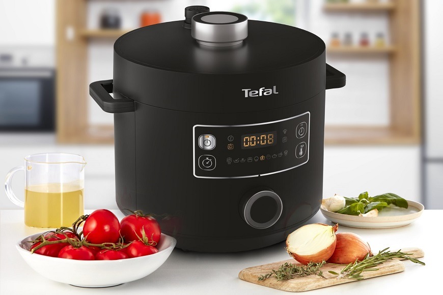 Multifunkční tlakový hrnec Tefal TURBO CUISINE CY754830 černý Multifunkční tlakový hrnec Tefal TURBO CUISINE CY754830 černý
