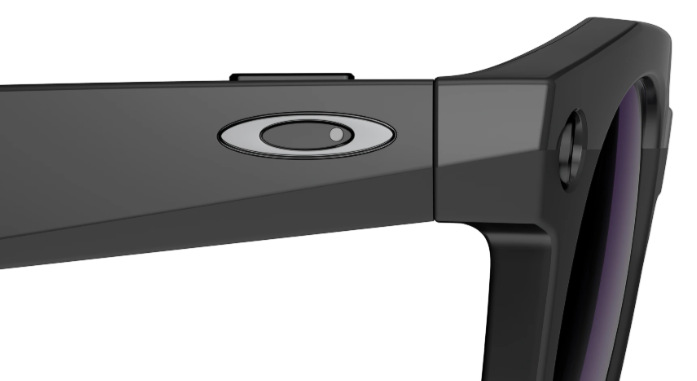Chytré brýle Meta Oakley HSTN Prizm Polar černé Mikrofony Meta Oakley HSTN