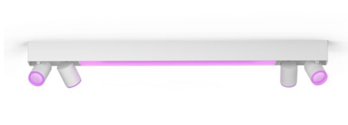 Bodové svítidlo Philips Hue Centris White and Color Ambiance 4 Spot bílé