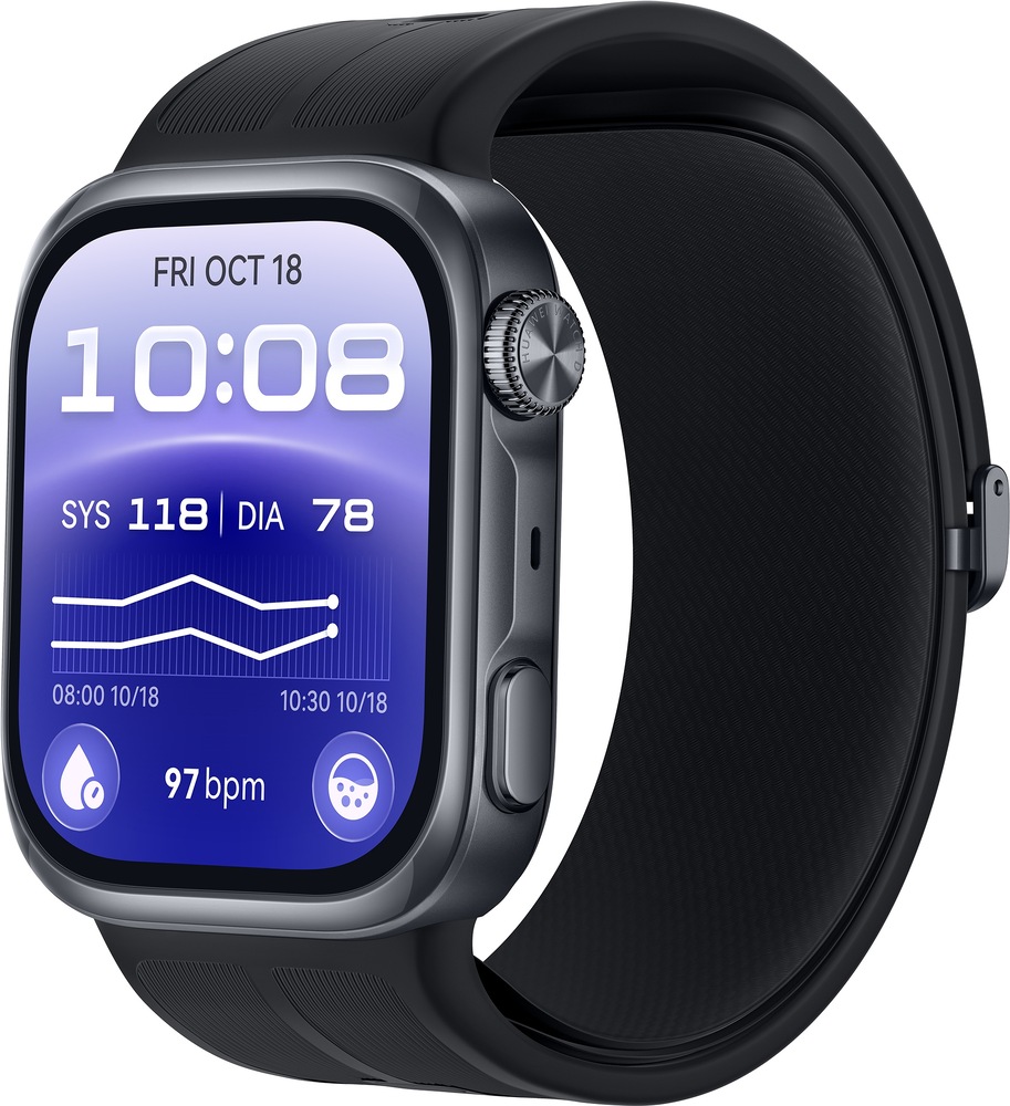 Chytré hodinky HUAWEI WATCH D3 Black, černá barva