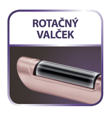 Kulma Rowenta CF6430D0 bílá/fialová Kulma Rowenta CF6430D0 bílá/fialová
