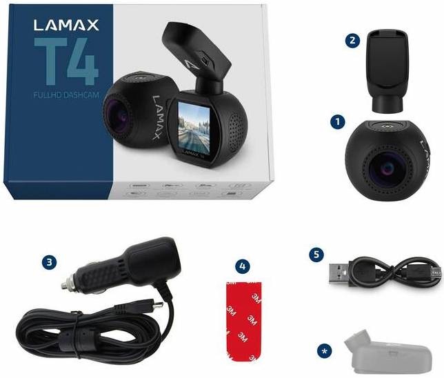 Autokamera LAMAX T4 černá Autokamera LAMAX T4 černá
