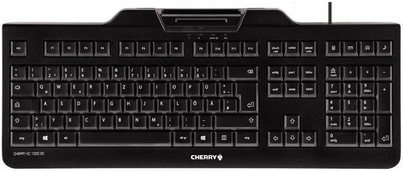 Klávesnice Cherry KC 1000 SC, CZ černá