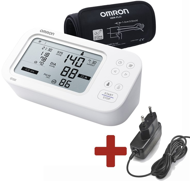 OMRON M6 Comfort Afib NEW + zdroj