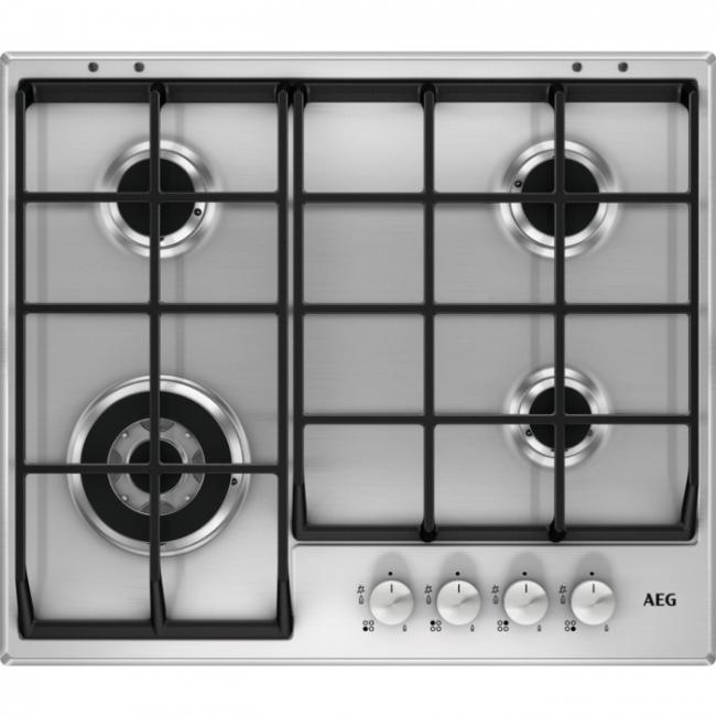Plynová varná deska AEG Mastery HG654550SM nerez