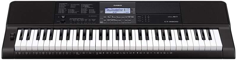 Elektronické klávesy Casio CT X800 černá