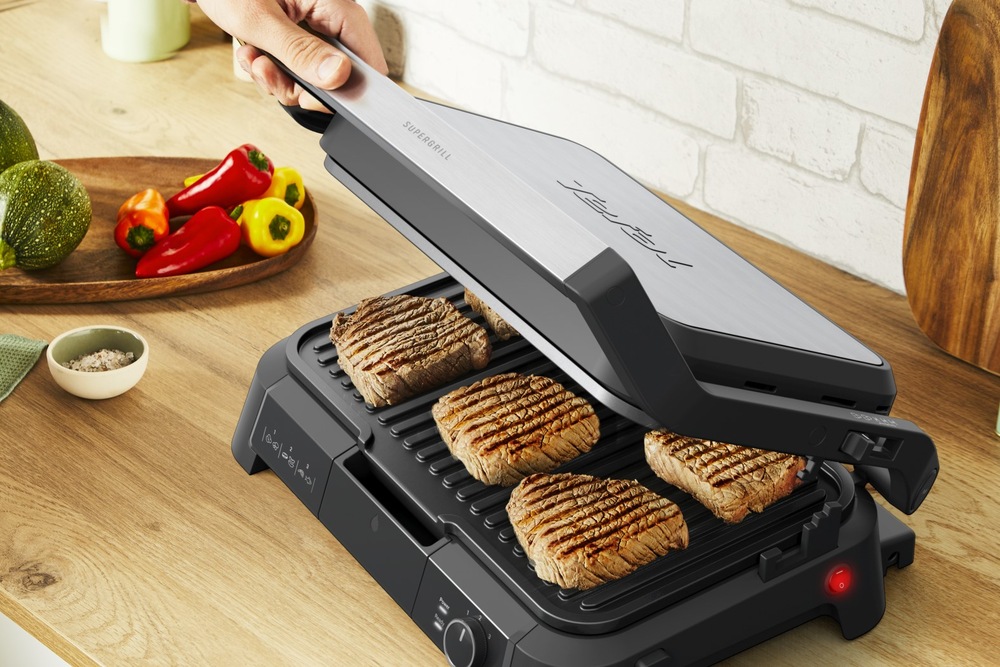 Gril Tefal GC520DE0 Supergrill 3in1 XL stříbrný