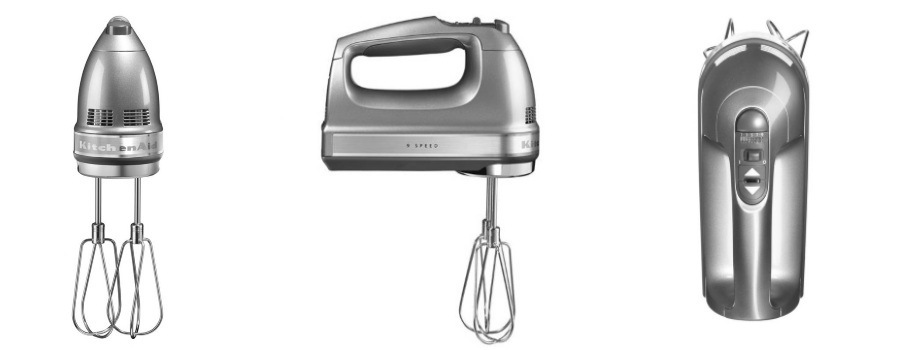 Ruční šlehač KitchenAid P2 5KHM9212ECU stříbrný