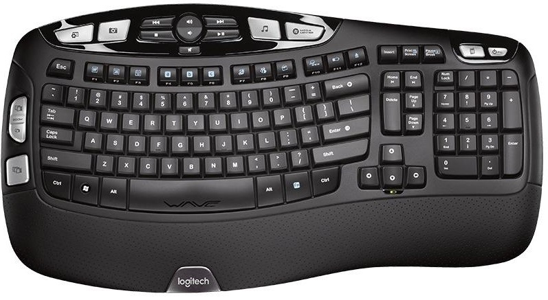 Klávesnice Logitech Wireless K350 UK černá