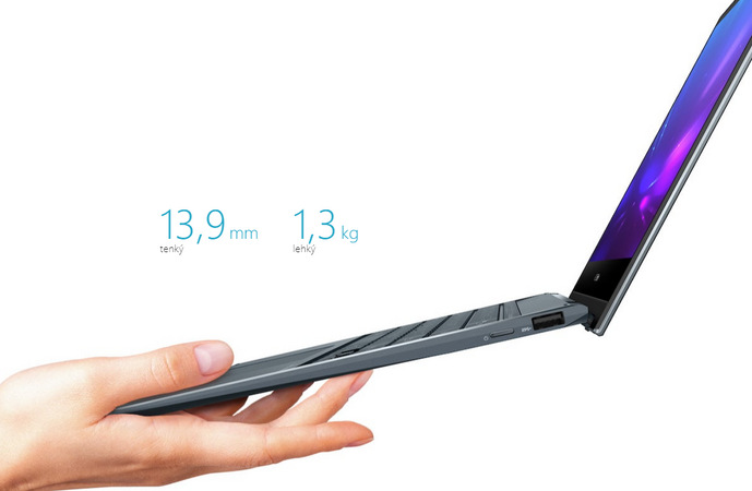 Notebook Asus Zenbook Flip 13 (UX363JA-EM141T) šedý