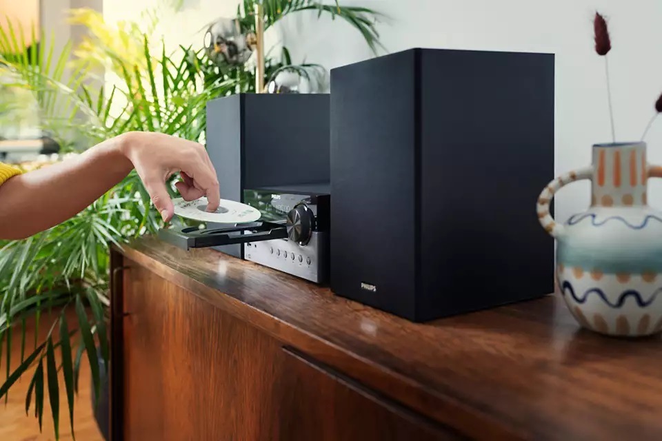 Mikrosystém Philips TAM4505 černý/šedý
