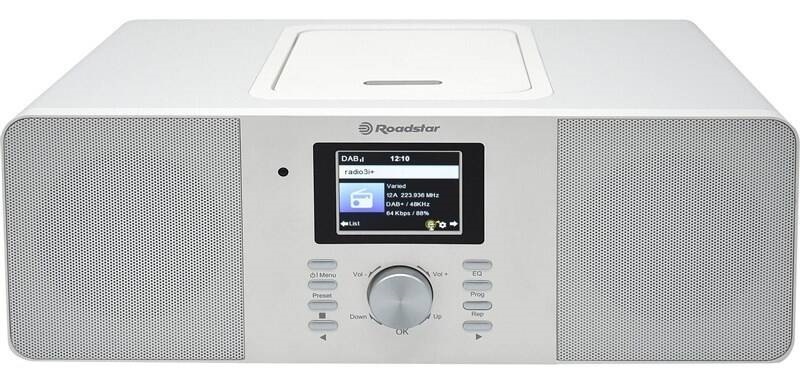 Internetový radiopřijímač s DAB+ Roadstar IR-540D+BT bílý