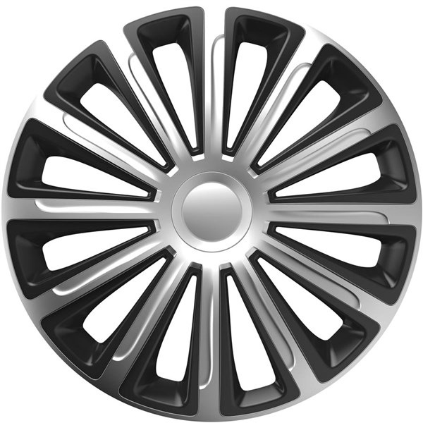Kryt kol Versaco Trend silver/black 15" sada 4ks
