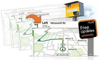 Navigační systém GPS Mio Spirit 5400 CZ/SK Lifetime