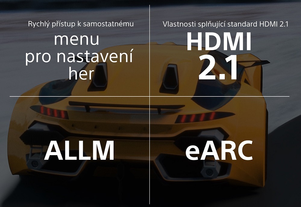 Televize Sony KD-55X75WL, herní nastavení