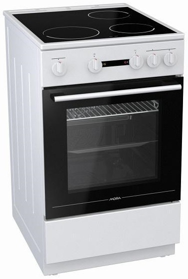 Sklokeramický sporák Mora Premium C 501 AW bílý