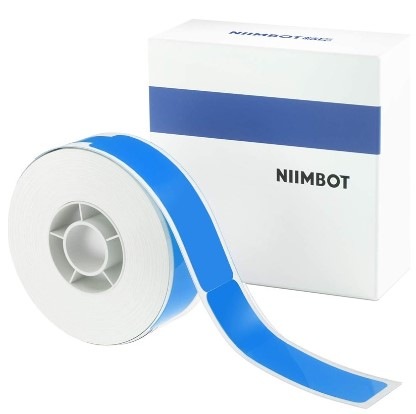 Papírový štítek Niimbot na kabely RXL 12,5x109mm 65ks pro D11 a D110 modrý