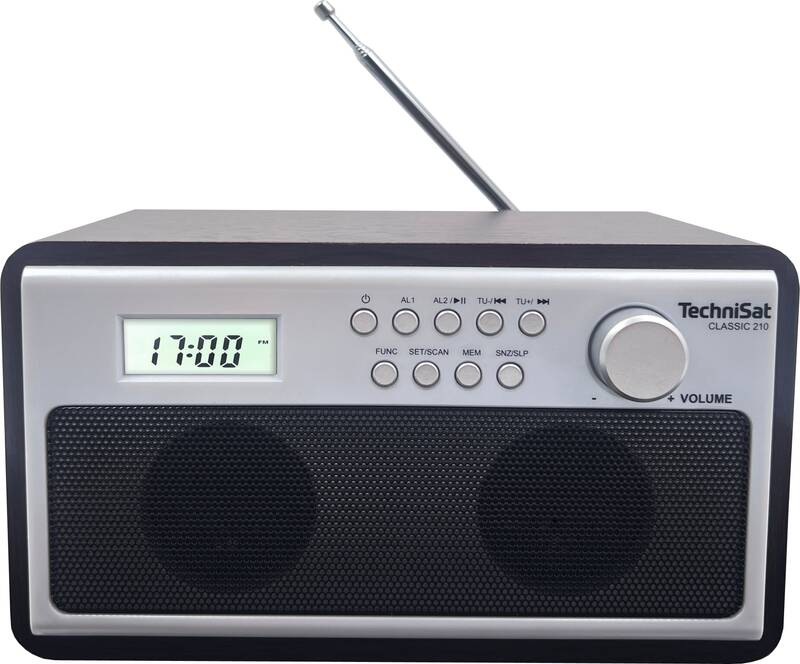 Radiopřijímač Technisat CLASSIC 210 hnědý