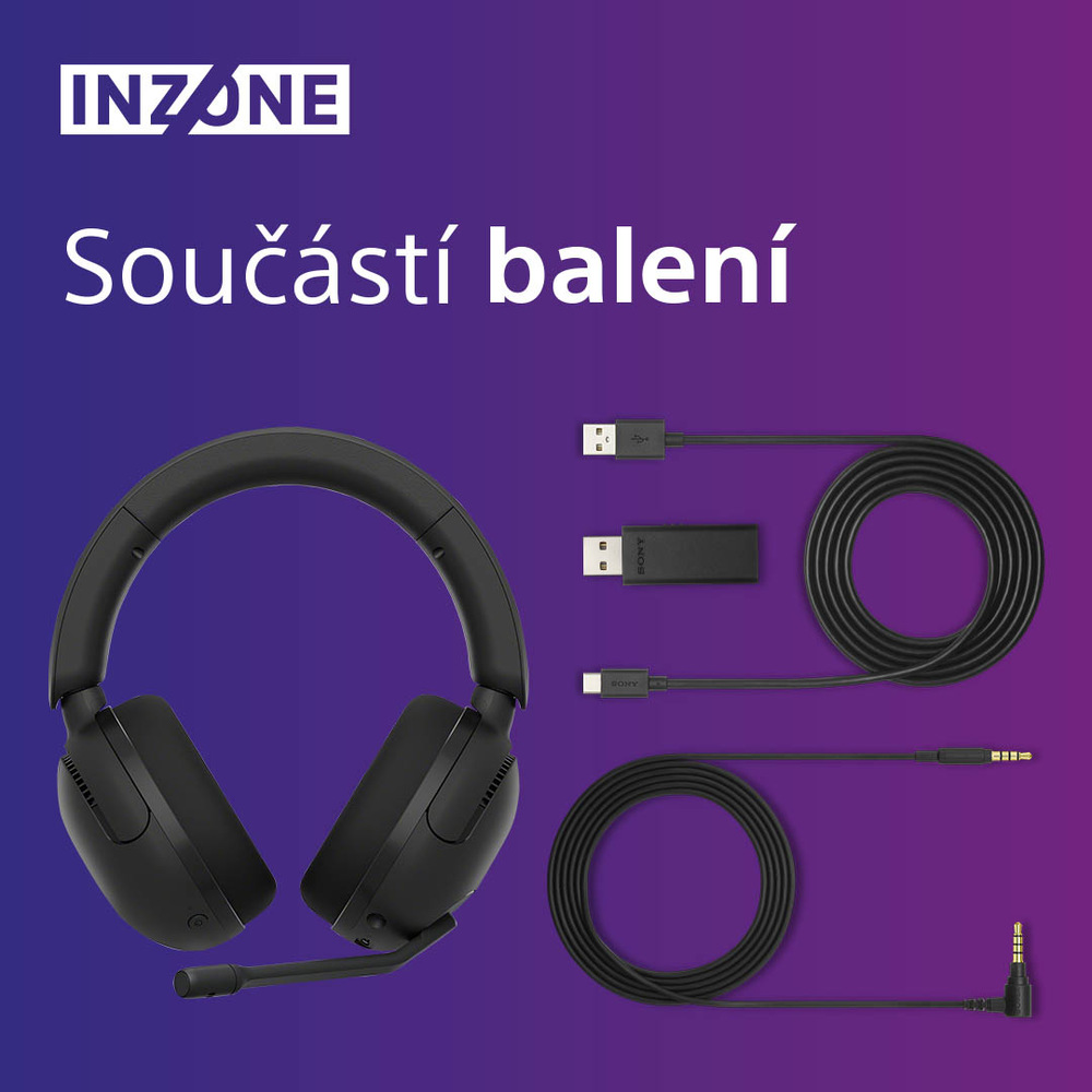 Headset Sony Inzone H5 černý Sony Inzone H5, černá