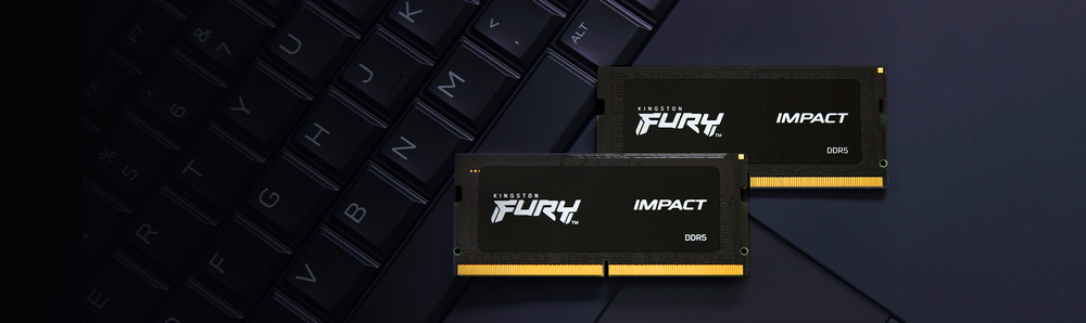 Operační paměť Kingston FURY Impact 16GB DDR5 4800MHz CL38 SO-DIMM Kingston FURY Impact DDR5