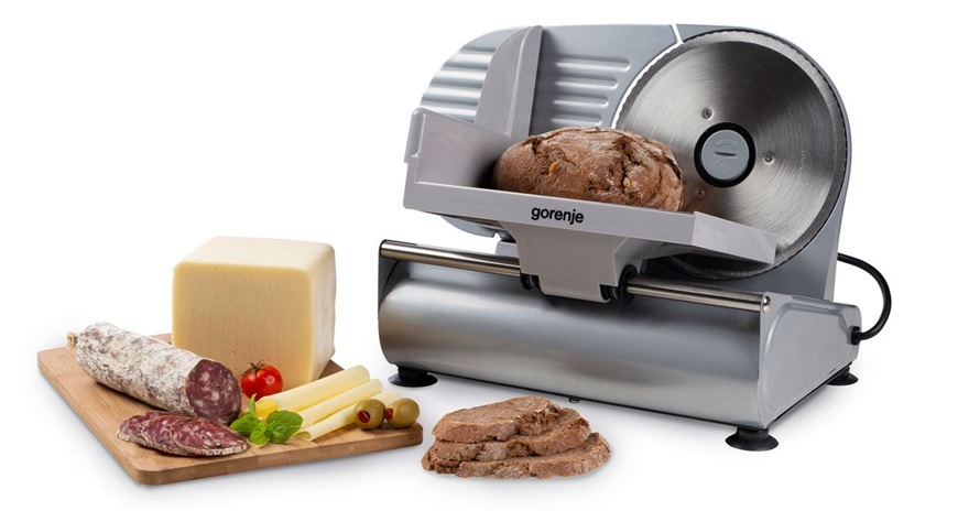 Elektrický kráječ R506E, Nerez, jednoduchá údržba